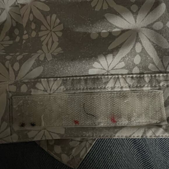 Ripskirt Hawaii Adjustable Hook & Loop Wrap Skirt Large Women’s Gray White - Picture 4 of 5